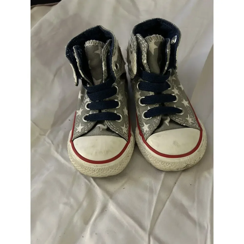 Converse Grey Star High Top Sneakers size 5